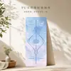 Esterilla de yoga profesional antideslizante de caucho natural con estampado de PU, esterilla para fitness en casa, amortiguadora de impactos, 5 mm de grosor, insonorizada, esterilla con estampado de colores