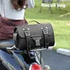 Cauda de motocicleta retrô Bolsa Banco traseiro Bolsa Pendurado Bolsa Armazenamento de carro elétrico à prova d'água Bolsa Armazenamento de porta-malas Bolsa traseira