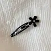 Exquisito pasador de pelo floral BB, pinza lateral de flequillo estilo coreano, versátil para ir al trabajo, lindo pasador, accesorio para el cabello para mujer