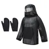 Ropa Antimosquitos para Exteriores para Acampar, Recolectar Miel, Hojas de Té, Transpirable, Ajustable, Malla Antiapis, Máscara Facial con Capucha, Antimosquitos, con Guantes
