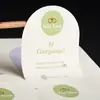 Adesivos com Logo Personalizado, Autoadesivos de Papel Especial Feitos Sob Medida, Adesivos Selantes de Marca para Chá e Panificação Feitos Sob Medida