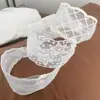 Nuevo Estilo Malla Moño Encaje Versión Ancha Aro para el Cabello para Mujeres Estilo Pastoral Francés Viaje de Verano Delgada Diadema para Mujeres