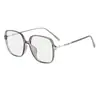 Gafas Personalizadas con Montura Negra Anti Luz Azul para Mujer, Monturas Oversize para Miopía, Montura Estrellada