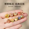 Cuentas Espaciadoras de Gota de Aceite Esmalte Cloisonné Accesorios para Manualidades Mariposa de Esmalte Corazón Calabaza Accesorios Pulsera Tejida Cuentas