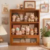 Estante de Almacenamiento Estilo Ins para Cosméticos Escritorio de Oficina Caja de Almacenamiento de Madera para Escritorio Estilo Retro Francés Cajón de Perfume Dormitorio