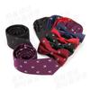 Moda Casual para Hombre Estilo Coreano Calavera Corbata de Vestir Corbata Pañuelo de Bolsillo Set de Tres Piezas Corbata Personalizada Punto
