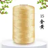 125g Ligero Hilo de Seda Helada Hilo de Lino Helado Tejido Medio Fino Bolsa DIY Cojín Hilo Hueco Hilo Brillante Hilo para Crochet