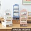 Nuevo soporte oblicuo para bolígrafos de cabina, caja de almacenamiento de escritorio para papelería, lindo cubo para guardar brochas de maquillaje, suministros de oficina para estudiantes