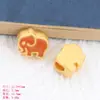 Estilo Antigo areia dourada série de desenhos animados Pato Amarelo Coroa Frango elefante acessórios de joias pulseira cordão de cabeça acessórios de joias diy