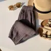 Pantalones antimosquitos para niños pantalones bombachos delgados estilo coreano pantalones largos de gasa de algodón de verano para niños pantalones de pijama para niñas de niños