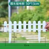 Cerca de Plástico Reforçado em PVC, Cerca de Jardim, Cerca para Canteiro de Flores, Cerca de Isolamento para Pátio, Cerca Externa para Escola