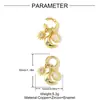 Set de 3 Piezas de Colgantes para Collar de Cobre con Circonita, Aperturables de Estrella de Mar, Caballito de Mar, Perla y Flor, DIY para Mujeres, Joyería de Palma, Estrella y Luna