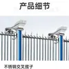 Puerta Retráctil Eléctrica de Lujo Zhanjiang para Parques y Escuelas, Puerta Eléctrica de Acero Inoxidable para Fábricas y Unidades, Puerta Plegable, Puerta Automática