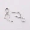Collar Colgante Pinza Cierre Mitad Plata Cierre Plata Jade Cierre Semilla de Melón Cierre Colgante Jade Incrustado Diamantes Hebilla Colgante Jade Timetbao