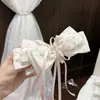 Laço de fita floral suave prendedor de banana brisa de verão de balé estilo coreano presilha de cabelo fada doce acessório de cabelo versátil