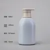 Peluche Pe Personalizado Material Suave Botella Redonda 300ml Gel de Ducha Champú Loción para Bebé Niños Botella Rellenable Tipo Dispensador