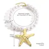 Diseño de Nicho Europeo y Americano Estilo Marino Tendencia Geométrica Colgante de Caracola Collar de Perlas Collar de Estrella de Mar Venta al por Mayor Transfronteriza