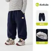 Pantalones de Felpa Dudu Home para Niños, Pantalones Largos Antiestáticos para Niños, Ropa de Otoño para Niñas, Ropa de Bebé, Nuevo