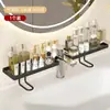 Estante de Almacenamiento para Grifo Vertical Lujo Ligero Simple Encimera de Baño Lavabo Artículos de Tocador Organizador de Cuidado de la Piel Estante de Almacenamiento
