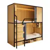 Litera para Estudiantes, Cama Moderna para Dormitorio de Personal, Litera Alta y Baja, Cama para Apartamento Juvenil, Cama Sencilla para Hotel de E-Sports