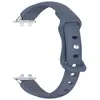 Pulseira de Silicone de Cor Sólida com Fecho Borboleta Brilhante Compatível com Huawei Band 8/9/10/11/11Pro Pulseira de Reposição