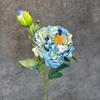 Simulación Flor de Peonía Borde Coca-Cola de 2 Cabezas Decoración para el Hogar Boda Peonía Blanca Flor de Seda Hecha a Mano Adornos de Flores Falsas Venta al por Mayor