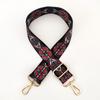 Correa de hombro ancha de estilo étnico colorido con estampado para bolso de mujer, accesorios, correa ajustable para hombro, bandolera larga