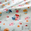 Tecido floral pequeno estilo pastoral fresco para fazer saias