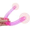 Pene artificial de dragón de dos cabezas, pene artificial de cristal, pene femenino, masturbador de amor, consolador femenino, pene
