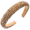 Coreia do Sul Temperamento Full Diamond Sponge Hair Hoop Feminino Celebridade da Internet Moda Candy Color Pressão Hair Hoop Pequeno Transparente Novo Cranial Top Acessórios para Cabelo