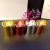 Vela electrónica LED boca de ola creativa accesorios de decoración para bodas lámpara de vela de simulación de color plateado dorado galvanizado