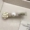 Corea del Sur Malla Texturizada Lazo Perla Pedrería Pin de Pato de Una Palabra Lujo Ligero Chica Dulce Pin Lateral Accesorios para el Cabello