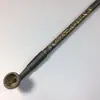 Artigos de Cobre Estilo Antigo Latão Acessórios para Fumar, Antiguidades Colecionáveis Atacado, Porta-Cigarros Retrátil, Artesanato de Cobre para Fumar
