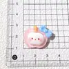 Dibujos Animados Transparente Cereza Conejito Resina Hecho a Mano Accesorios DIY Pasador Diadema Llavero Funda para Teléfono Móvil Flor para Zapato Decoración