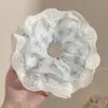 Nueva Colección Estilo Coreano de Gomas para el Cabello de Doble Capa de Alta Gama con Adorno de Encaje y Accesorios para el Cabello