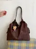 Bolso de Gamuza Retro de Gran Capacidad para Mujer 2026 Nueva Moda Simple para el Trabajo Bolso de Hombro Único Bolso de Mano Tote