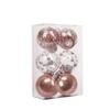 Suprimentos de Natal PET transparente bola de Natal bola de plástico bola de Natal caixa de presente decorações de árvore de Natal peças penduradas