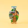 Imanes de Refrigerador de Madera de Monumentos Chinos, Ciudades Turísticas, Hong Kong, Macao, Qingdao, Xuzhou, Imanes de Refrigerador de Shanghái al por Mayor