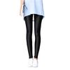 Pantalones de cintura alta con relleno de terciopelo para mujer, talla grande, 37,50 kg-115,00 kg, 350 g, con base adelgazante y aumento de grasa.