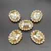 Rhinestones de cristal brillantes rhinestones cosidos a mano 10 cuentas de madera otras decoraciones anodizado