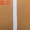1-5cm Renda Bordada de Algodão Renda Vazada Bordado de Renda Seda Leite Roupas Perfuradas Acessórios Fábrica de Origem em Estoque