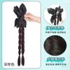 Novo Estilo Chinês Flor de Castanha Torção Trançada Verão Fresco Doce Vento Trança Boxeadora Cabelo Sintético Rabo de Cavalo Trança