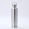 Copo Térmico a Vácuo de Camada Dupla em Aço Inoxidável 304, Garrafa de Boca Larga Estilo Americano, Garrafa de Água Portátil para Carro e Outdoor Atacado