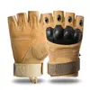 Luvas Táticas Masculinas e Femininas para Esportes ao Ar Livre, Ciclismo, Escalada, Proteção em Lutas, Treinamento Militar, Luvas de Meio Dedo Resistentes ao Desgaste