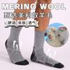 Calcetines de Senderismo para Hombre, Calcetines Deportivos de Media Caña para Mujer, Calcetines de Lana Merino para Nieve, Calcetines de Lana Engrosados y Forrados de Felpa