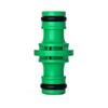 Conector de boquilla de doble paso Guoma Ruixiang, conector de plástico, conector de dos vías para tubería de agua, accesorios para conector de tubería de agua para pistola de agua