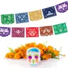 Suministro exclusivo transfronterizo de decoración para actividades del 5 de mayo con bandera de México, suministros de decoración con tema del Día de Muertos