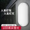 Lâmpada de Parede LED à Prova d'Água para Corredor de Escada Externa, Três Provas, Infravermelho Inteligente, Controle por Som e Luz, Super Brilhante com Sensor