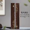 Pesa de Papel de Madera Zimu Negra para Caligrafía, Regla de Madera Maciza, Herramienta para Prensado de Libros, Par de Reglas, Herramienta para Prensado de Papel, Set de Papelería Tradicional China