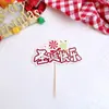 Oferta Especial Decoração de Bolo Feliz Natal Inserção para Bolo de Natal Decoração de Bolo de Natal Feliz Natal Inserção para Bolo de Natal